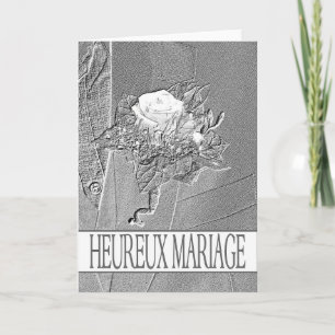 french congratulations on wedding day card