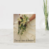 french congratulations on wedding day