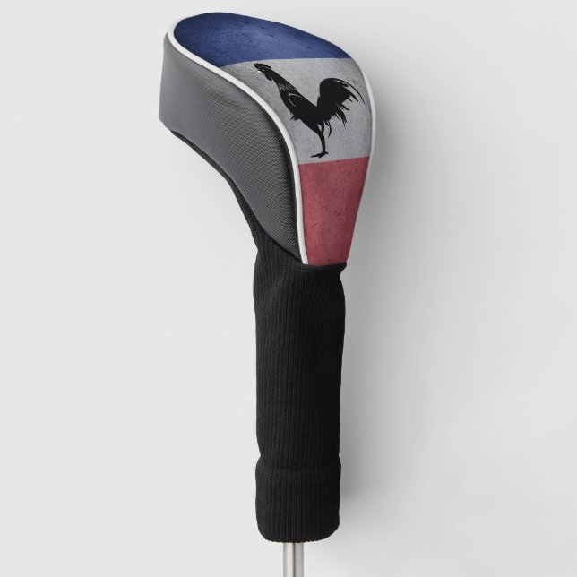 French coq golf head cover (Angled)