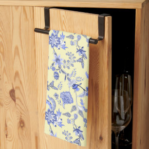French Country Blue Tea Towel