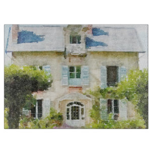 French Country Cottage in Provence Cutting Board