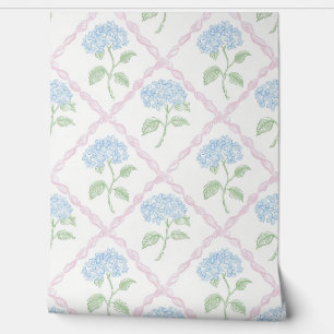 French country delicate flowers wallpaper 