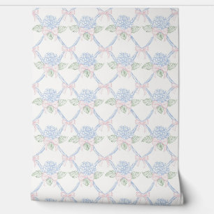 French country delicate flowers wallpaper 