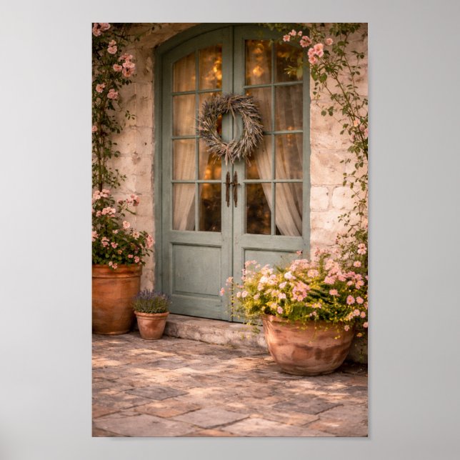 French Country Door Wall Art (Front)
