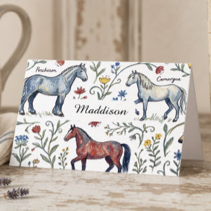 French Country Horse School Thank You Card