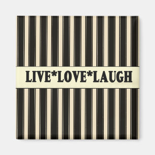 French Country Live, Love, Laugh Fridge Magnet