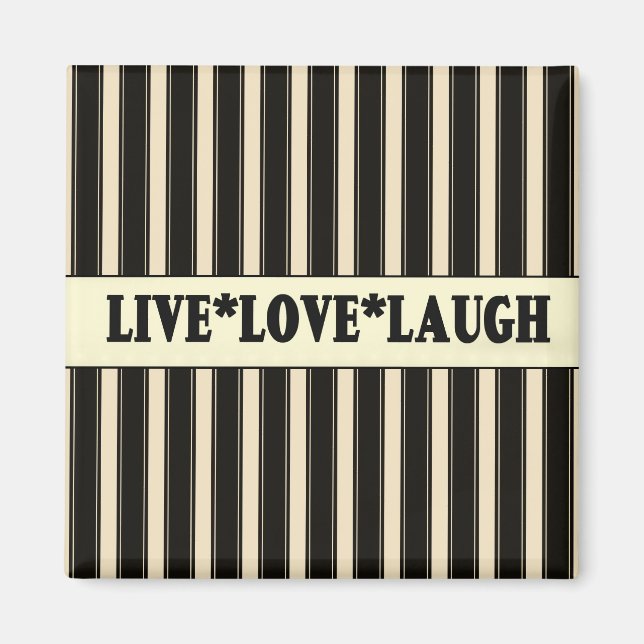 French Country Live, Love, Laugh Fridge Magnet (Front)