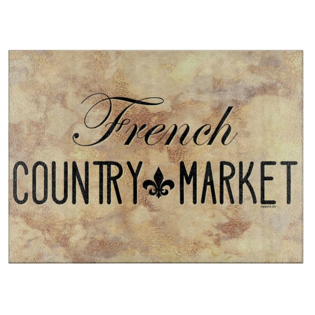 FRENCH COUNTRY MARKET CUTTING BOARD (Front)