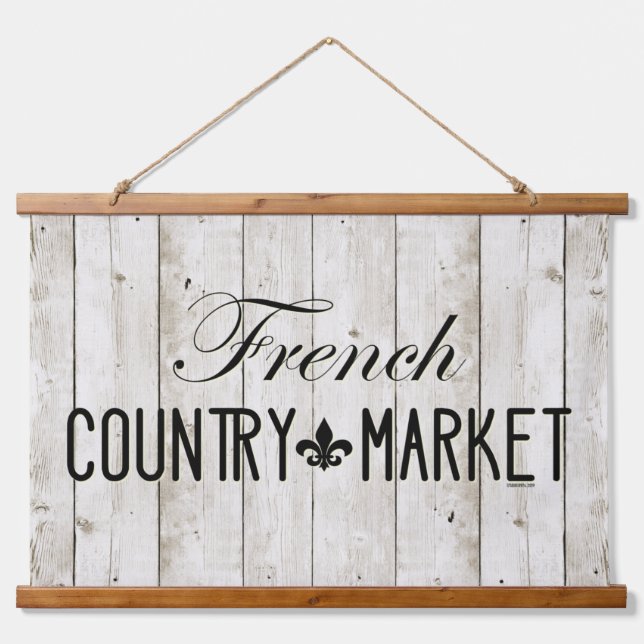FRENCH COUNTRY MARKET HANGING TAPESTRY (Front)