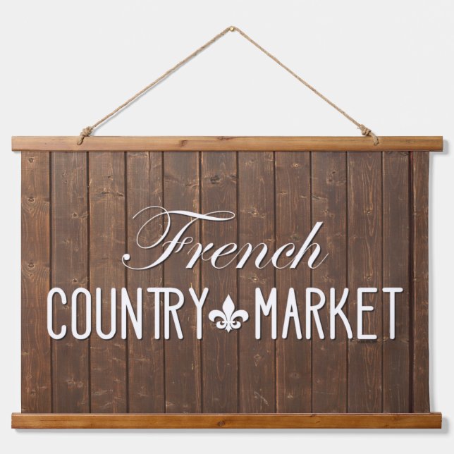 FRENCH COUNTRY MARKET HANGING TAPESTRY (Front)