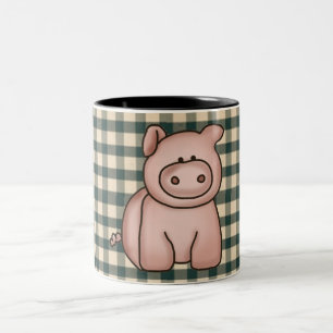 French Country Pig Coffee Cup