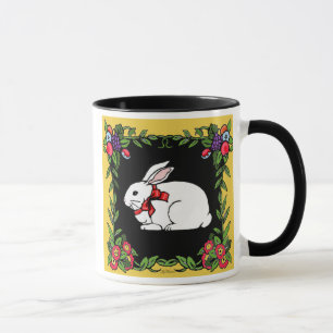 French Country Rabbit Mug
