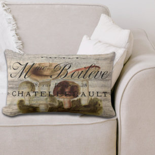 french country rustic fairytale woodland mushroom lumbar cushion