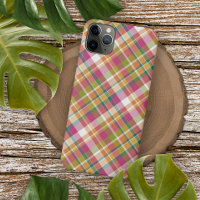French Country Shabby Chic Flair Madras Pattern