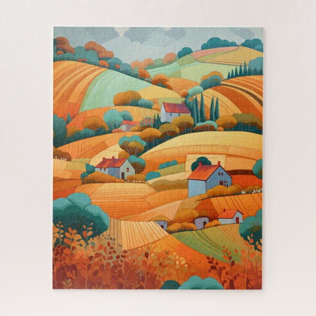 French Countryside Jigsaw Puzzle (Vertical)