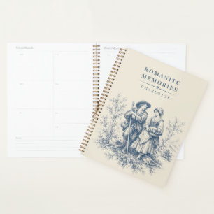 French Countryside Shepherd Couple Personalised Planner