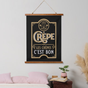 French Crepes Hanging Tapestry