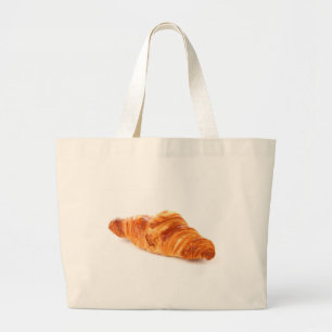 French Croissant Large Tote Bag