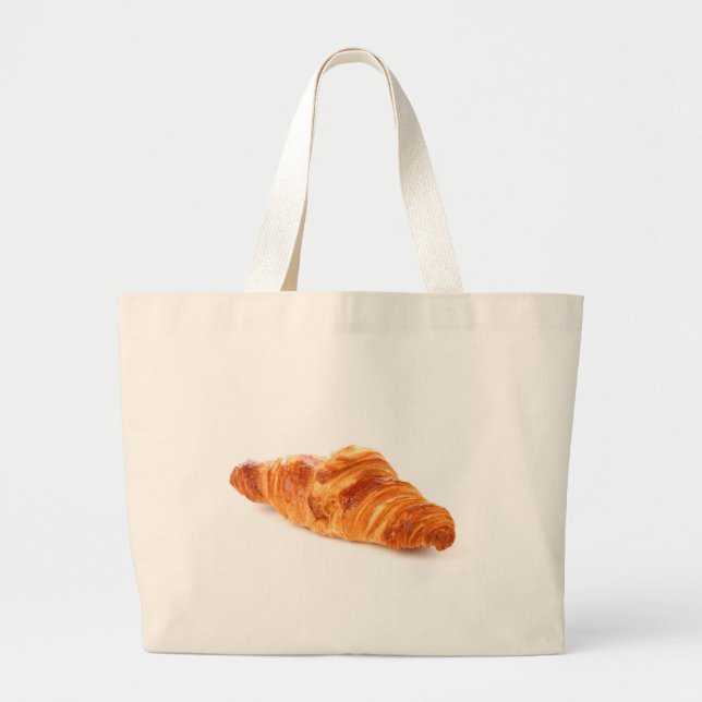 French Croissant Large Tote Bag (Front)