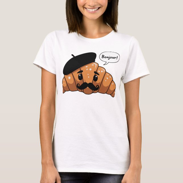 French Croissant T-Shirt (Front)