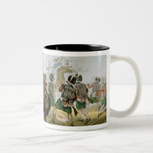 French Cuirassiers at the Battle of Waterloo, Char Two-Tone Coffee Mug