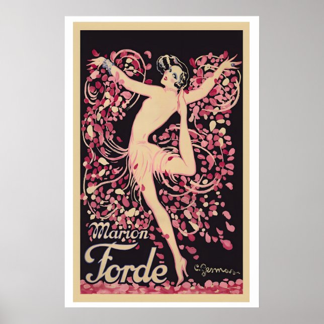 French Dancer Marion Forde Vintage Poster by (Front)