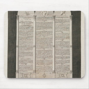 French Declaration of the Rights of Man Mouse Mat