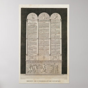 French Declaration of the Rights of Man Poster