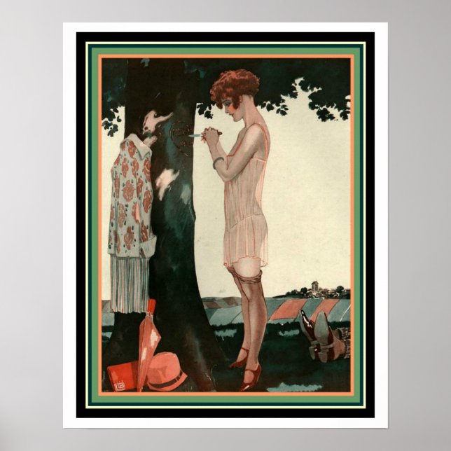 French Deco Poster "Chisel" 16 x 20 (Front)