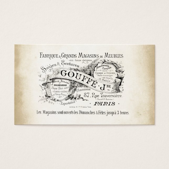 French Department Store Sign (Front)