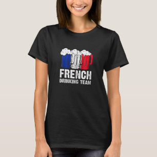 French Drinking Team France Zip T-Shirt