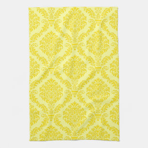 French Empire Damask Pattern #11 Tea Towel