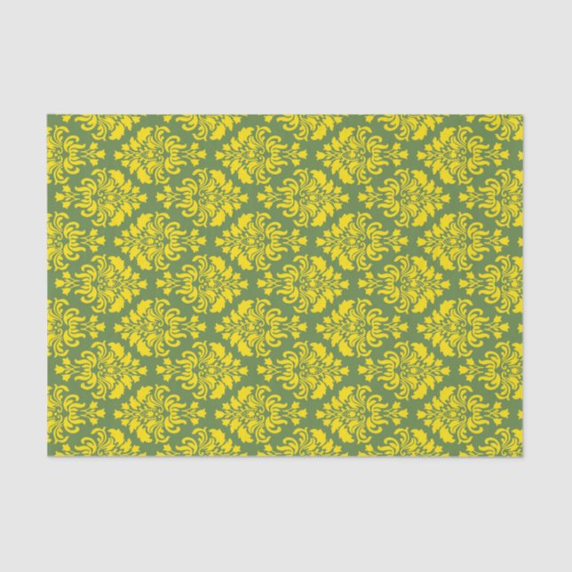 French Empire Damask Pattern #2 Tissue Paper (Front)