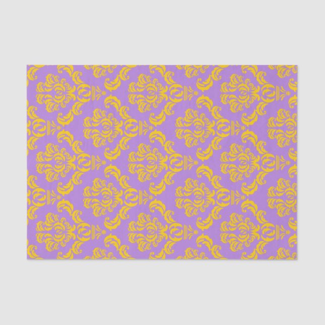 French Empire Damask Pattern #4 Tissue Paper (Front)