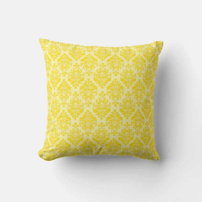 French Empire Damask Pattern #8 Cushion (Front)