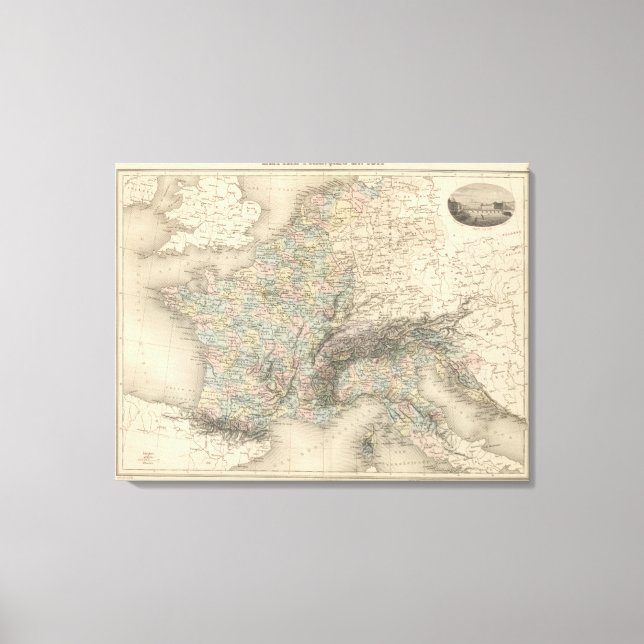 French Empire in 1811 Canvas Print (Front)