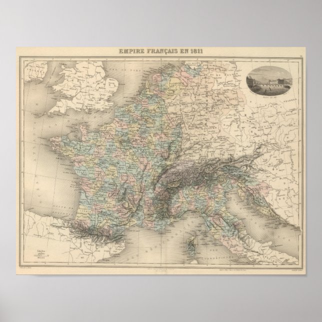 French Empire in 1811 Poster (Front)