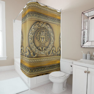 French Empire Medusa Shower Curtain