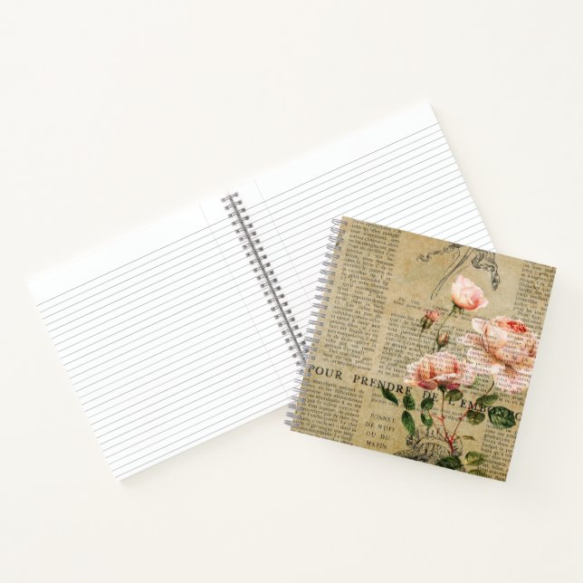 French Ephemera  Notebook (Inside)