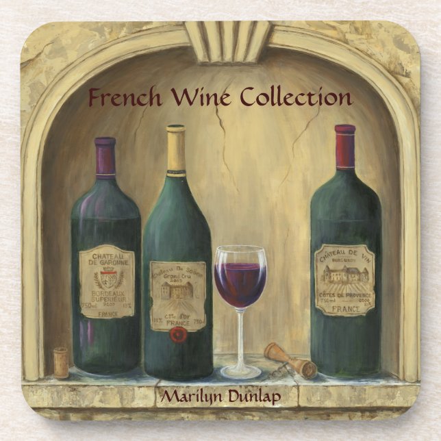 French Estate Wine Collection Coaster (Front)