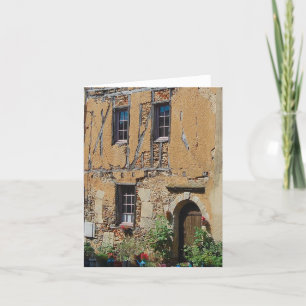 French Facade Holiday Card