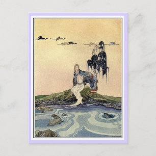 French fairy tales: Violette and the toad Postcard