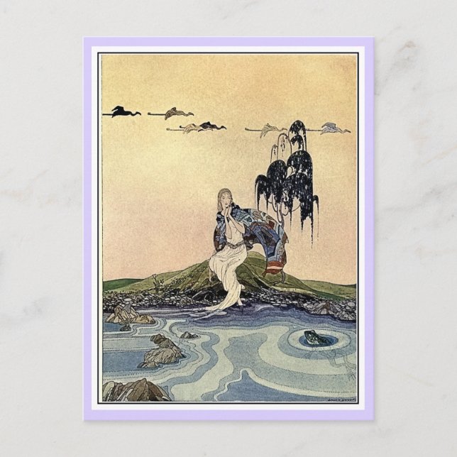 French fairy tales: Violette and the toad Postcard (Front)