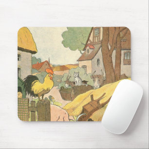 French Farm Animals Mouse Mat