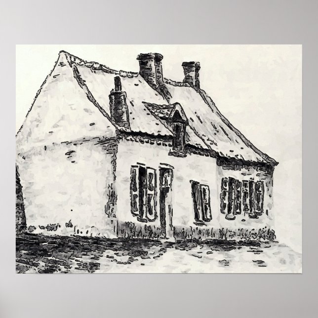 French Farm House Poster (Front)