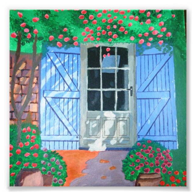 French Farm Yard Photo Print (Front)