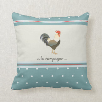 French Farmhouse vintage  Rooster  Cushion