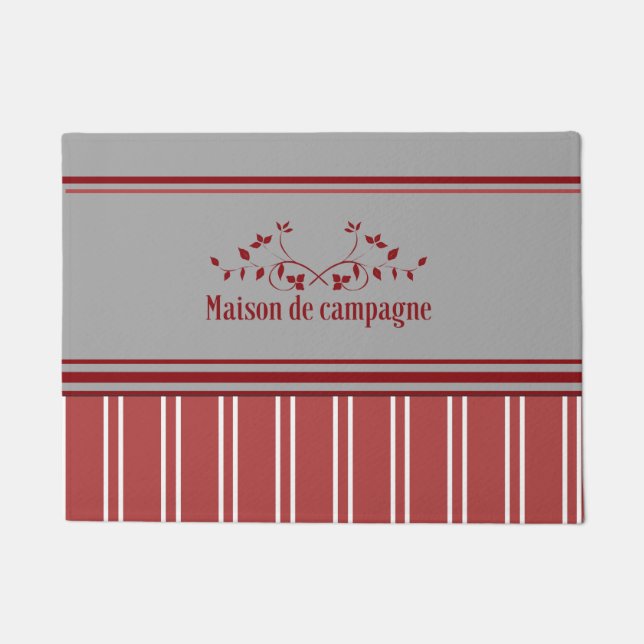 French Farmhouse vintage style      Doormat (Front)