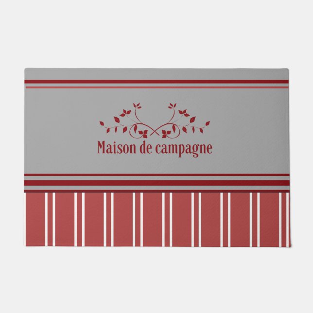 French Farmhouse vintage style    Doormat (Front)