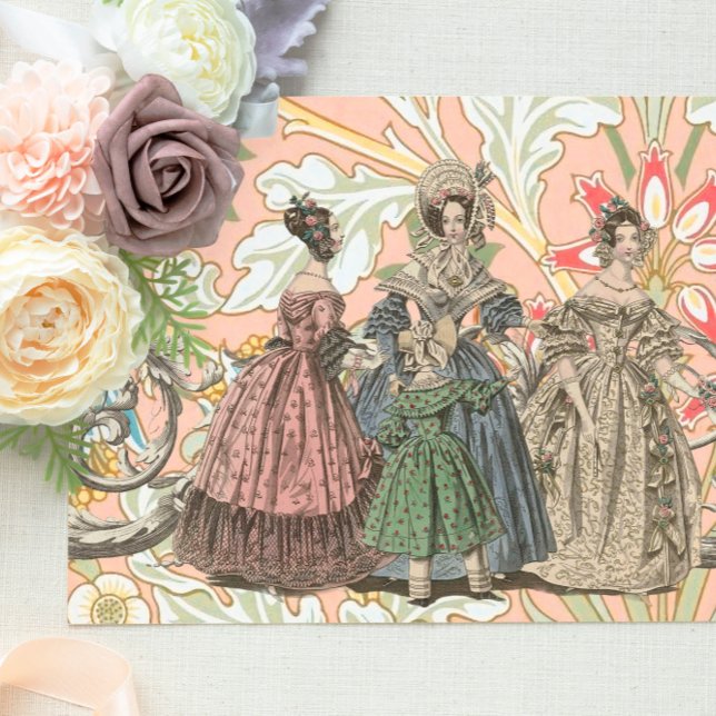 French Fashion Paper Decoupage Tissue Paper (Creator Uploaded)